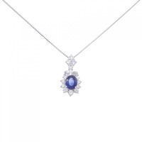 PT サファイヤ ネックレス 0.89CT