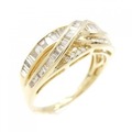K18YG ダイヤモンド リング 0.70CT