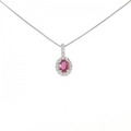 PT ルビー ネックレス 0.30CT