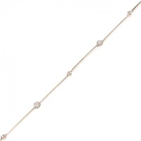 K10PG ダイヤモンド ブレスレット 0.08CT