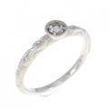 K18WG ダイヤモンド リング 0.10CT