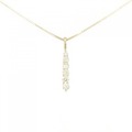 K18YG ダイヤモンド ネックレス 0.32CT