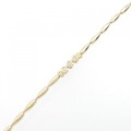 K18YG ダイヤモンド ブレスレット 0.08CT