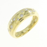 K18YG ダイヤモンド リング 0.20CT