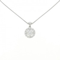 【新品】PT ダイヤモンド ネックレス 0.555CT F SI2 VG