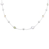 ミキモト カラーストーン ネックレス