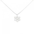 PT フラワー ダイヤモンド ネックレス 1.09CT