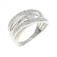 K18WG ダイヤモンド リング 0.30CT