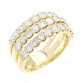 K18YG ダイヤモンド リング 2.00CT