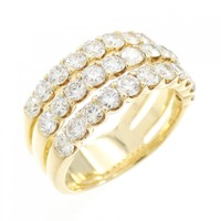 K18YG ダイヤモンド リング 2.00CT