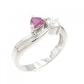 PT ルビー リング 0.34CT