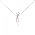 K18PG ダイヤモンド ネックレス 0.47CT