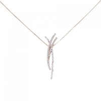 K18PG ダイヤモンド ネックレス 0.47CT