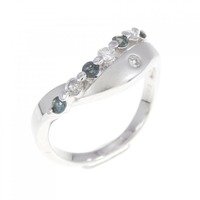 K18WG アレキサンドライト リング 0.14CT