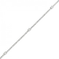 K18WG ダイヤモンド ブレスレット 1.50CT