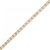 K18YG ダイヤモンド ブレスレット 3.12CT