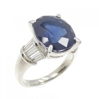 PT サファイヤ リング 5.55CT
