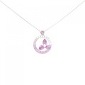 K18WG サファイヤ ネックレス 0.92CT