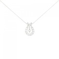 K18WG ダイヤモンド ネックレス 0.30CT
