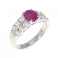 PT ルビー リング 1.05CT