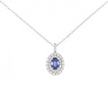 PT サファイヤ ネックレス 0.51CT