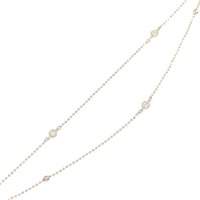 K18PG ダイヤモンド ブレスレット 0.10CT