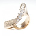 K18PG ダイヤモンド リング 0.23CT