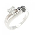 K18WG ダイヤモンド リング 0.11CT