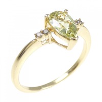 K18YG ガーネット リング 0.90CT