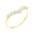 K18YG ダイヤモンド リング 0.30CT