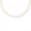 シルバークラスプ アコヤパール ネックレス 9.5-10mm