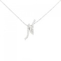 K18WG ダイヤモンド ネックレス 0.30CT