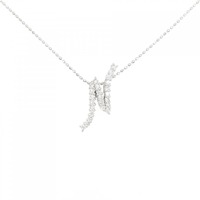 K18WG ダイヤモンド ネックレス 0.30CT