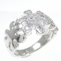 K18WG ダイヤモンド リング 0.16CT