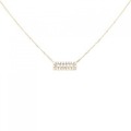 K18YG ダイヤモンド ネックレス 0.105CT
