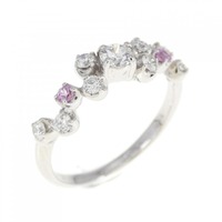 PT サファイヤ リング 0.04CT