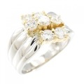 PT/K18YG ダイヤモンド リング 1.02CT
