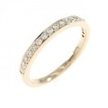 K18PG ダイヤモンド リング 0.18CT