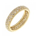 K18YG フルエタニティ ダイヤモンド リング 1.00CT
