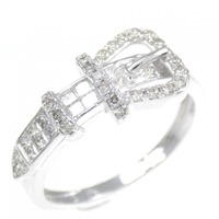 K18WG ダイヤモンド リング 0.50CT