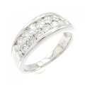 K18WG ダイヤモンド リング 1.08CT