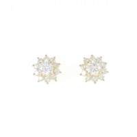 K18YG ダイヤモンド ピアス 1.439CT