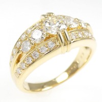 K18YG ダイヤモンド リング 0.46CT