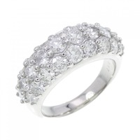PT パヴェ ダイヤモンド リング 2.37CT