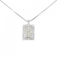 K18WG ダイヤモンド ネックレス 3.10CT