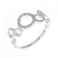 K18WG ダイヤモンド リング