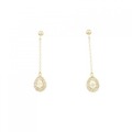 【新品】K18YG ダイヤモンド ピアス 0.30CT