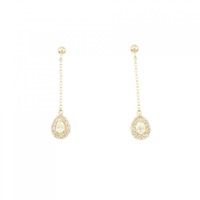 【新品】K18YG ダイヤモンド ピアス 0.30CT