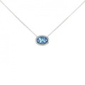 PT ブルートパーズ ネックレス 1.07CT