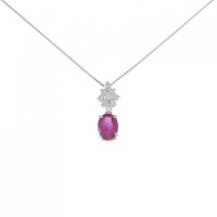 PT ルビー ネックレス 1.51CT